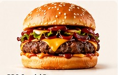 Double patty burger